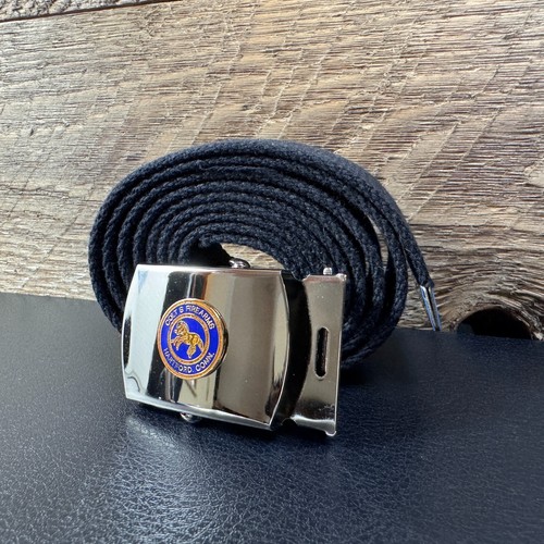 VTG Colt Firearms Rampant Horse Web Belt Friction Buckle Brass Nickel Plated USA - Picture 17 of 24