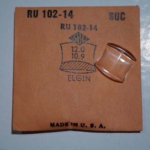 Verre De Montre SUC RW 201 - Compatible Buren, Bulova, Etc. - Neuf NOS