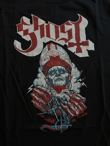 GHOST B.C. Band BC Papa SHIRT Uofficial T-Shirt SMALL 2018 Pale Tour Named Death - Picture 2 of 5