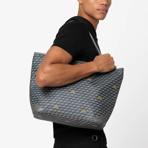 Auth Faure Le Page Daily Battle 35 tote Steel Grey Scale Canvas Leather & insert - Picture 13 of 24