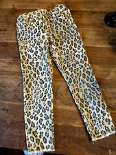 Gap Girls Leopard Jeans Super Skinny Size 6