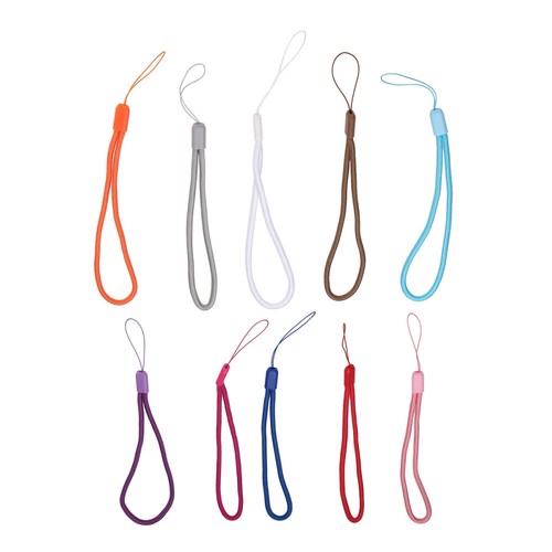 10 PCS Sangle Téléphone Nylon Main Mobile Bretelles Porte-clés Bracelet - Photo 3/12