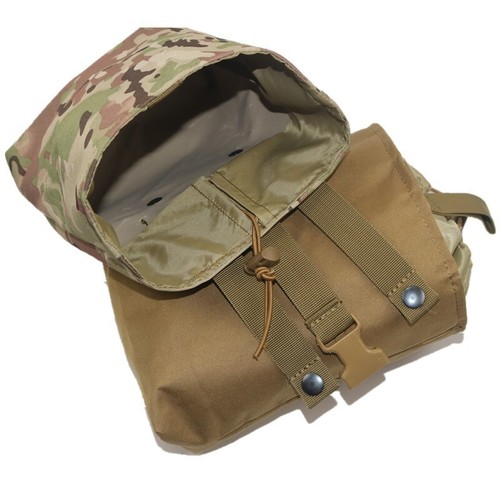 Tactical Folding Recycling Bag Sundry Storage Bag Molle Accessory Bag Waist Wag - Picture 9 of 14