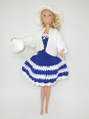 Puppenkleidung passend für Barbie Puppe KJeid,Jacke.Hut Tasche Handarbeit 6497 Puppenkleidung passend für Barbie Puppe KJeid,Jacke.Hut Tasche Handarbeit 6497