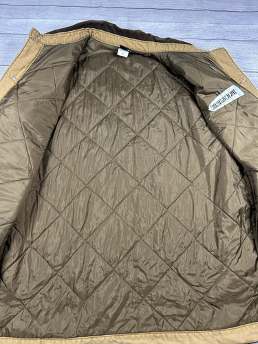 Vtg Ruger Firearms Jacket Mens Size XL Brown Quilt Lined Canvas Rare Made In USA - Picture 21 of 23
