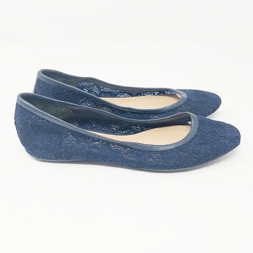 Diane von Furstenberg Marano Spitzen-Ballerinas marineblau US 8 - Bild 4 von 10