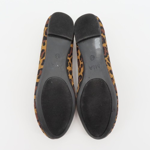 MIA Women 8.5 M EVANNA Leopard Cheetah Animal Print Round Toe Ballet Flat Shoes - Picture 10 of 12