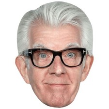 Nick Lowe Glasses Celebrity Mask, Flat Card Face