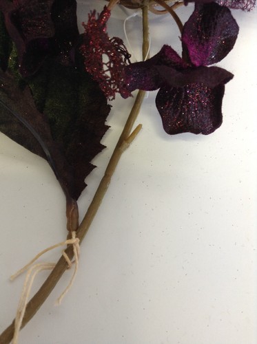 7 hortensias venecianas moradas oscuras puertas delanteras brillo florales selecciones tallos Navidad - Imagen 8 de 9