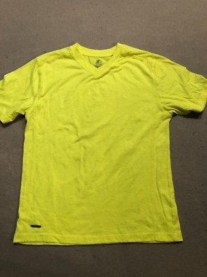 Starter Boy's Shirt Extra Large (14-16) Neon Yellow Short Sleeve