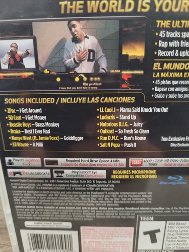 Def Jam Rapstar (Sony PlayStation 3, 2010) - Picture 5 of 11