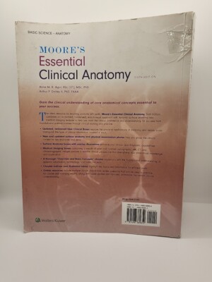 【未開封】Moore's Essential Clinical Anatomy Amazon.com: Moore's Essential Clinical Anatomy eBook : Agur