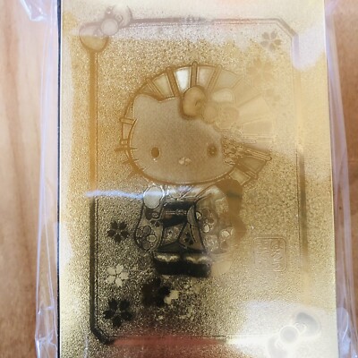 Hello Kitty Gold Playing Cards Trump Sanrio Japan Limited | eBay