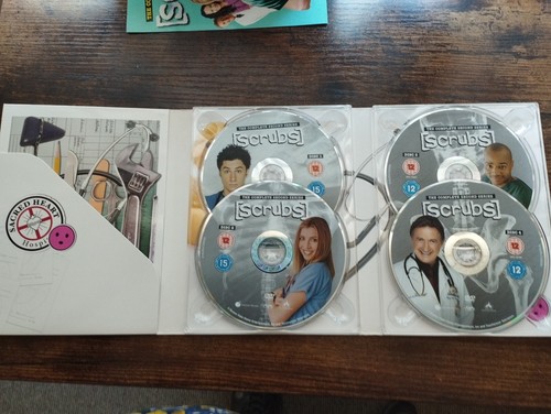 Scrubs DVD Box Sets Seasons 1-5 Complete Good Condition - Picture 3 of 3