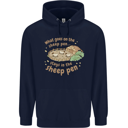 What Goes On In the Sheep Pen Farming Childrens Kids Hoodie - Picture 76 of 79