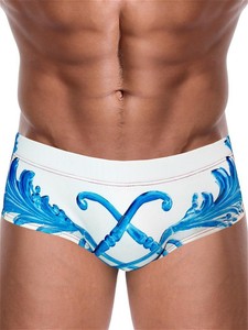Gentle Danny Miami Crown Blue Brief Swimwear Multi Slips Maillot De Bain Slip De Bain Customers First Clothing, Shoes & Accessories