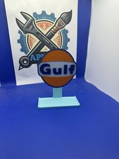 custom Gulf  oil stand