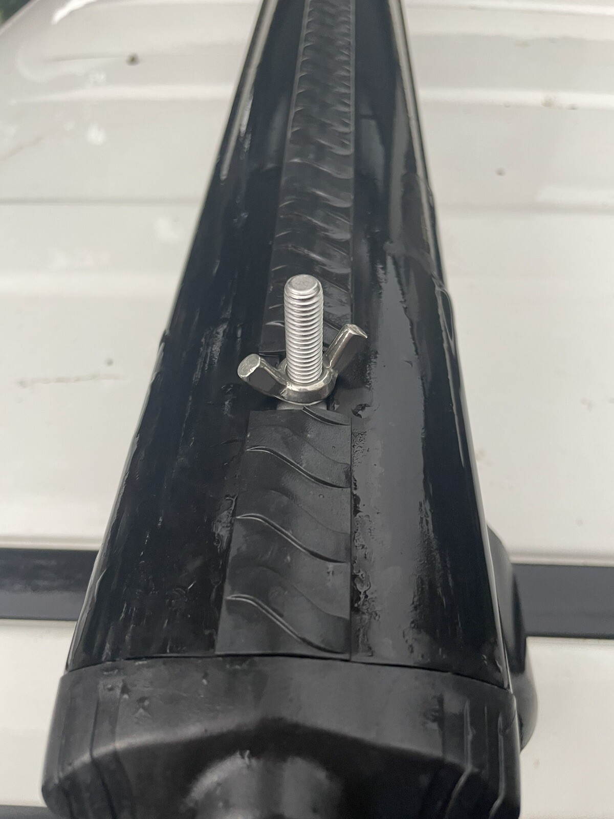 4x Roof Rack T Track Awning Bolts and Wing Nut Stainless Thule Rhino M8