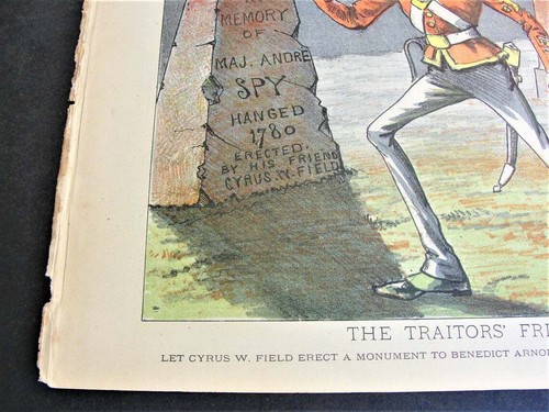 1882 The Political Magazine Judge- No. 20 Front Cover Page Colored Lithograph. - Picture 7 of 9