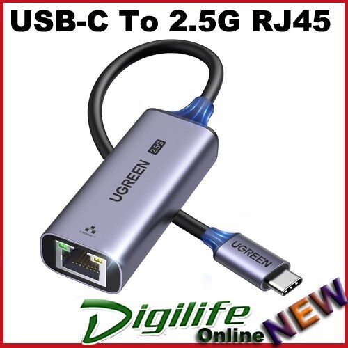 UGREEN USB-C to 2.5G Gigabit Ethernet Network Adapter Compatible Windows MacOS - Picture 1 of 4