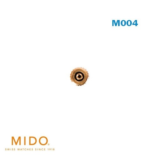 Mido Schweizer Made Uhrenkrone, Goldfarbe, #M004# - Bild 2 von 9