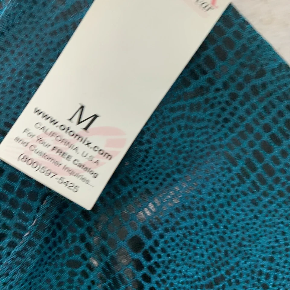 Otomix Active Wear Capri Workout medium cotton/lyrcia  Made In USA retro disco - Image 4 of 4