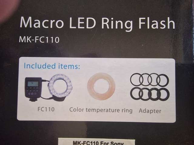 MEIKE Macro LED Ringblitz - Macro Irisfotografie - Zubehörpaket PY9461 MEIKE Macro LED Ringblitz - Macro Irisfotografie - Zubehörpaket PY9461