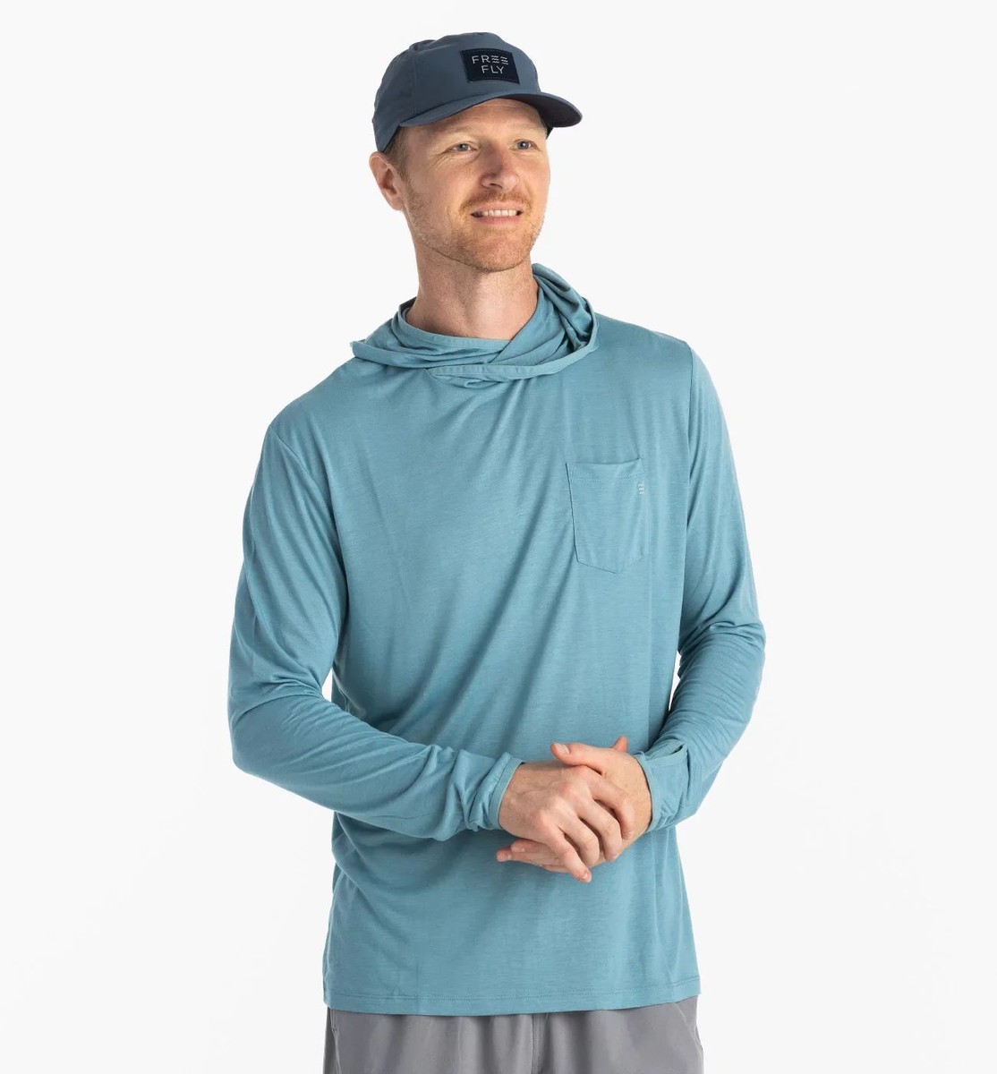 Free Fly Bamboo Lightweight Hoodie Men s Shirt Clearwater X Large eBay