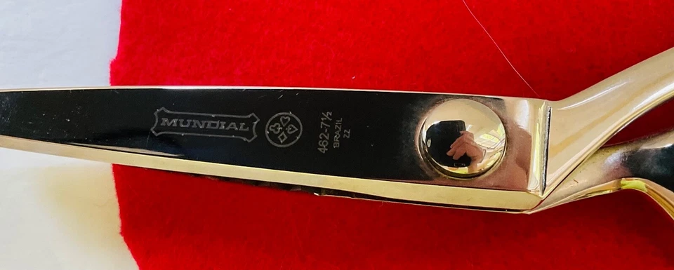 Mundial Forged Dressmaker Pinking Shears 462-7.5 Scissors Heavy - Image 4 of 4