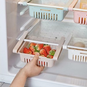Refrigerator Storage Rack Fridge Drawer Freezer Shelf Box Pull Out