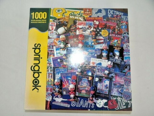 Springbok Jigsaw Puzzle 1000 Piecex Football Fantasy NEW Sealed - Picture 2 of 4
