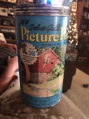 Vint Series 201 Deluxe Guild “Millpond” Picture Puzzle 340 Pieces 18” x 15 ½”  - Picture 1 of 4