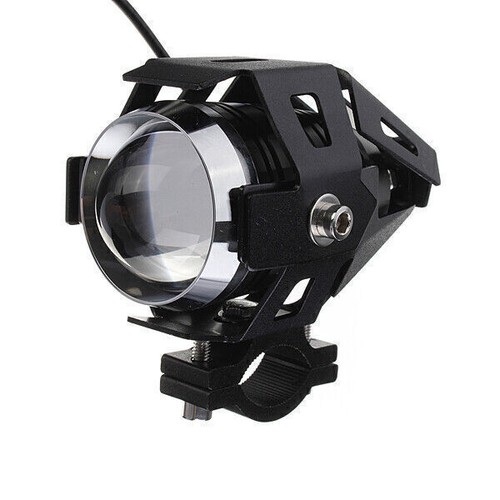 Pair Motorcycle U5 LED High Bright Driving Spot Head Light 125W 1300LM Black - Picture 8 of 12