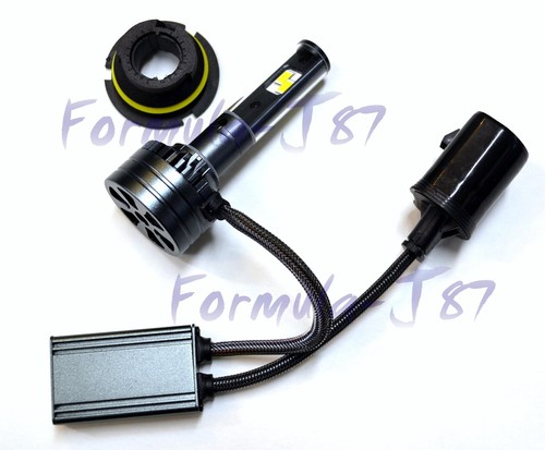 LED Kit F15 140W 9007 HB5 3000K Yellow Two Bulbs Headlight Plug Play Replacement - Picture 6 of 21