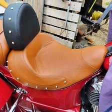 MOFUN Driver Backrest Mount For Indian Chief, Chieftain, Springfield, Roadmaster