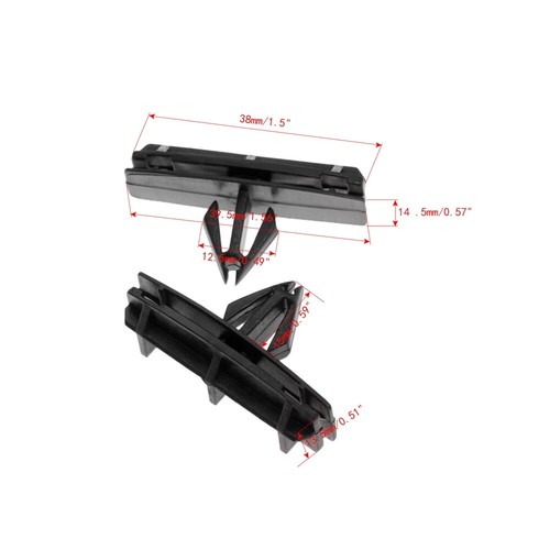 25Pcs For Jeep Wrangler Freelander Chrysler Car Door Sill Plate Clip 55157055AA - Bild 12 von 12