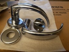 Schlage 09-456 17 625 Lever Rose Mortise Lock Trim Set for L/LV 9000 Bright chro