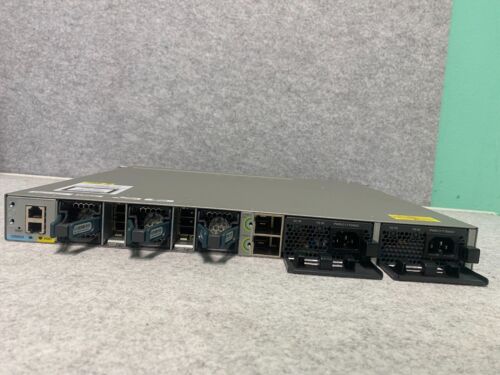 Cisco WS-C3850-48P-S V06 PoE+ 48-Port 3850 Switch C3850-NM-2-10G, 2PWR - Picture 3 of 5