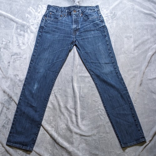 Jeans Lucky Brand para hombre 32x32 azul 121 Heritage ajustados lavado medio elástico denim - Imagen 1 de 15