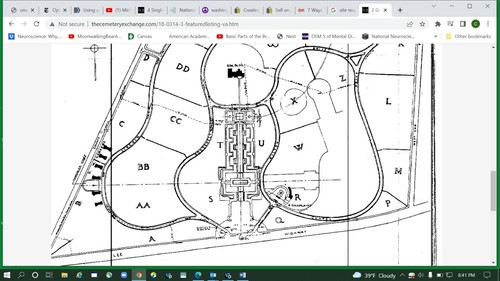 2 Cemetery Plots for sale at National Memorial Park Falls Church, Virginia - Picture 3 of 4