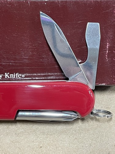 VICTORINOX OFFICIER SUISSE SWISS ARMY KNIFE 6 Blade/Tools - Picture 5 of 12