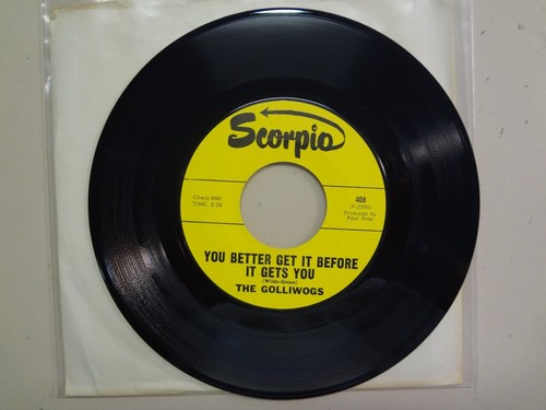 GOLLIWOGS:(Pre-Creedence Clearwater Revival)Walking On The Water-U.S. 7" Scorpio - Picture 2 of 2
