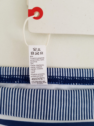 Esprit Bikini-Unterteil Slip DE 40 Blau/Weiß Bikinihose NEU NEW Manly Beach TOP - Bild 6 von 10