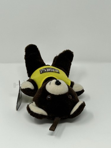 HERSHEY'S Bear 6" PLUSH 1982 w/Hang Tag & hanging loop VTG - Picture 12 of 18