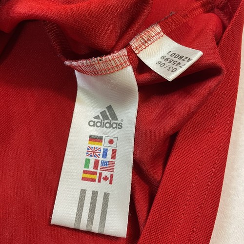 Adidas Squadra II maglia calcio uomo XL ClimaLite manica corta rossa vintage - Foto 4 di 14