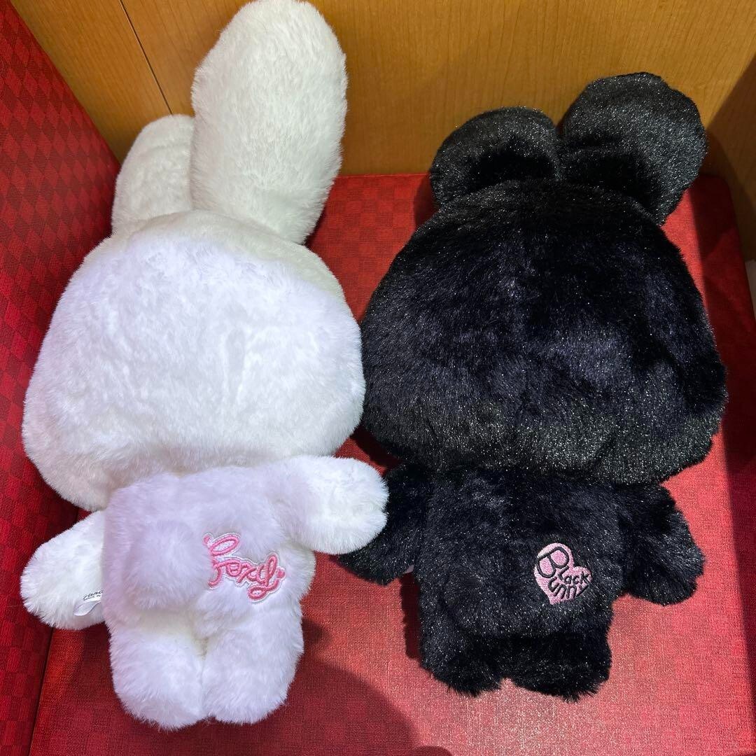 foxy illustrations BUNNY SET 2 BIG Plush 38cm Doll Fluffy foxy illustrations BUNNY SET 2 BIG Plush 38cm Doll Fluffy