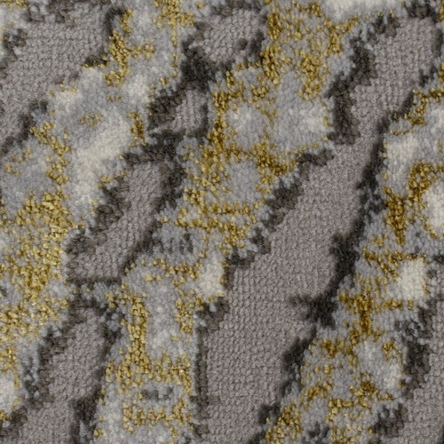 FLAIR URSA SILVER RUG GOLD GREY MODERN ABSTRACT POLYPROP 120X170 160X230 - Picture 2 of 5