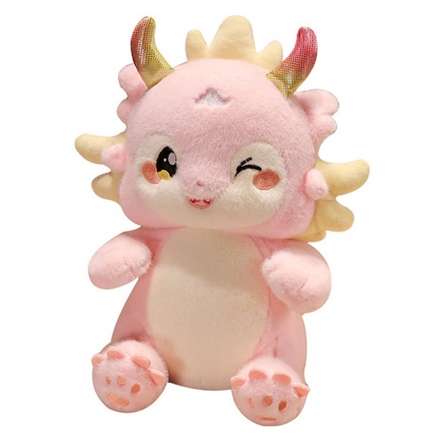 2024 Chinese Zodiac Chinese Dragon Plush Doll Year Of The Dragon Toy Gift - Picture 11 of 16