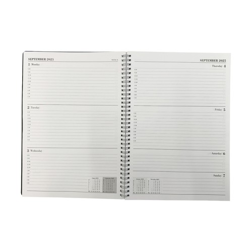 Academic 2025-2026 Wiro Diary Weekly A5, A4 School Office 18 Months Mid Year - Picture 33 of 50