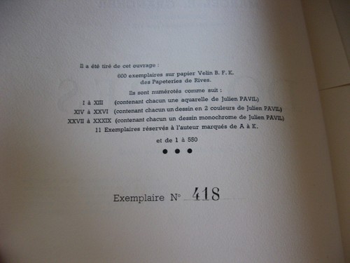 Très beau livre ancien de 1944 DOMBES de M-E Grancher N°418/600 - Imagen 12 de 16